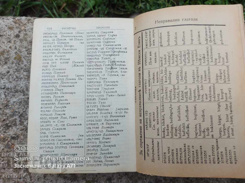 ΛΕΞΙΚΟ - ΓΕΡΜΑΝΙΚΑ - ΒΟΥΛΓΑΡΙΚΑ - 1914 - 6 ΛΕΞΙΚΟ - ΓΕΡΜΑΝΙΚΑ - ΒΟΥΛΓΑΡΙΚΑ - 1914 - 6