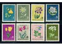 1462 Bulgaria 1963 Rare flowers **