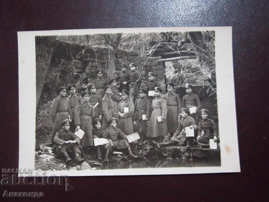 RETRO PHOTO CARD OF A SOLDIER UNIFORM