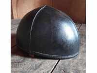 Old leather ladies jockey helmet 1967