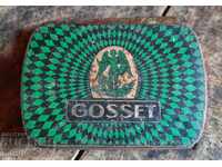 Collectible metal box of cigarettes GOSSET 1950