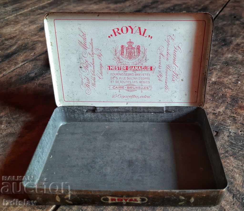 Συλλεκτικό μεταλλικό κουτί τσιγάρων 1890 - 6