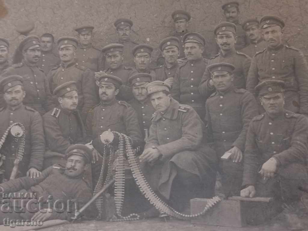 Auction Old photo with soldiers Auction Old photo with soldiers