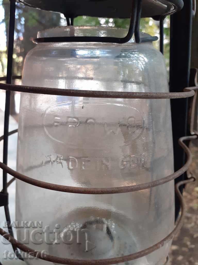 Old antique German gas lantern Frowo GDR with price 180.00 BGN | € 92.03 Old antique German gas lantern Frowo GDR with price 180.00 BGN | € 92.03