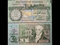 Guernsey 1 Pound  Pick 52c Ref 2376 Unc