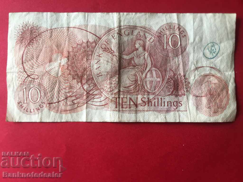 England 10 shillings 1966-70 Pick 373c Ref 8619 with price 9.00 BGN | € 4.60 England 10 shillings 1966-70 Pick 373c Ref 8619 with price 9.00 BGN | € 4.60