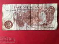 England 10 shillings 1966-70 Pick 373c Ref 8619