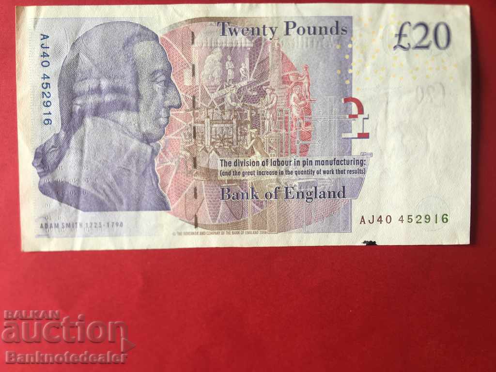 England Great Britain 20 Pounds 2006 Pick 392a Ref 2916 with price 75.00 BGN | € 38.35 England Great Britain 20 Pounds 2006 Pick 392a Ref 2916 with price 75.00 BGN | € 38.35