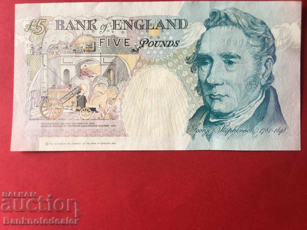 England Great Britain 5 Pounds 1990-91 Pick 382a Ref 0535 with price 40.00 BGN | € 20.45 England Great Britain 5 Pounds 1990-91 Pick 382a Ref 0535 with price 40.00 BGN | € 20.45