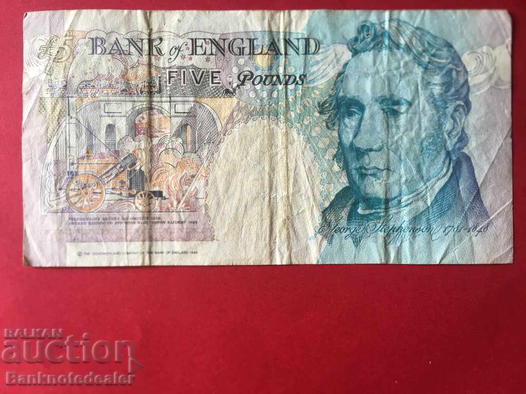 England Great Britain 5 Pounds 1990-91 Pick 382a Ref 3015 with price 18.00 BGN | € 9.20 England Great Britain 5 Pounds 1990-91 Pick 382a Ref 3015 with price 18.00 BGN | € 9.20
