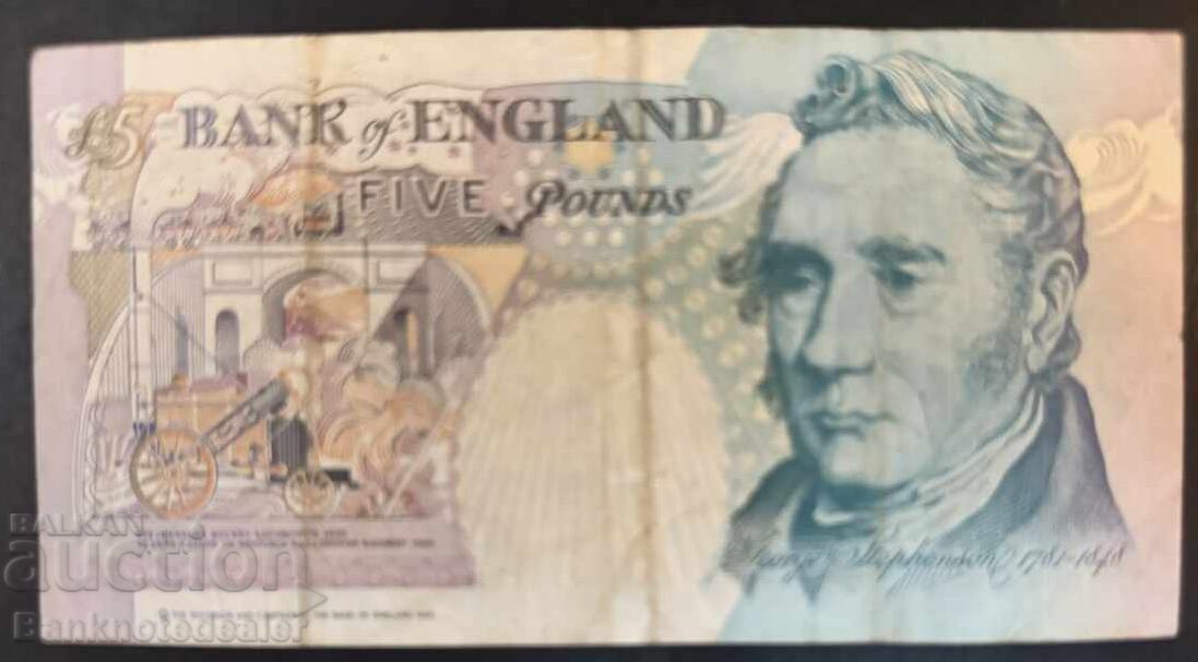 England Great Britain 5 Pounds 1990-91 Pick 382a Ref 3015 with price € 10.00 | 19.56 BGN