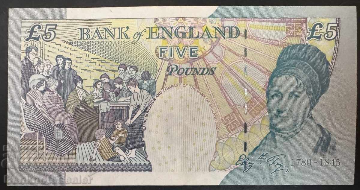 Delivery of England Great Britain 5 Pounds 1990-91 Pick 382a Ref 3015