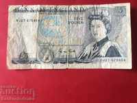 Anglia Marea Britanie 5 lire 1971-91 Pick 378f Ref 5854
