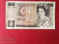 Anglia Marea Britanie 10 lire sterline 1980-88 Pick 379d Ref 6231