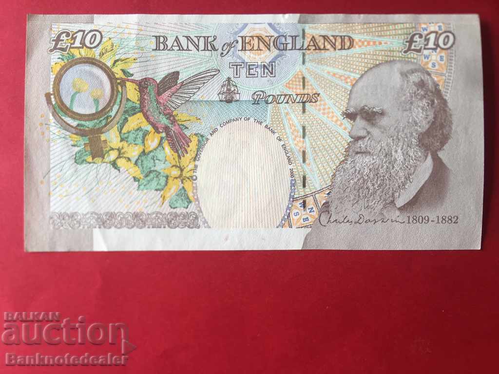 England Great Britain 10 Pounds 2000-03 Pick 389b Ref 9232 with price 54.00 BGN | € 27.61