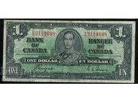 Canada 1 dolar 1937 Pick 58 e Ref 4648