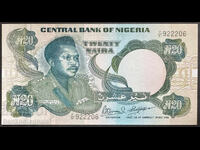Nigeria 20 Naira 1984 Pick 26f Ref 2206 Unc