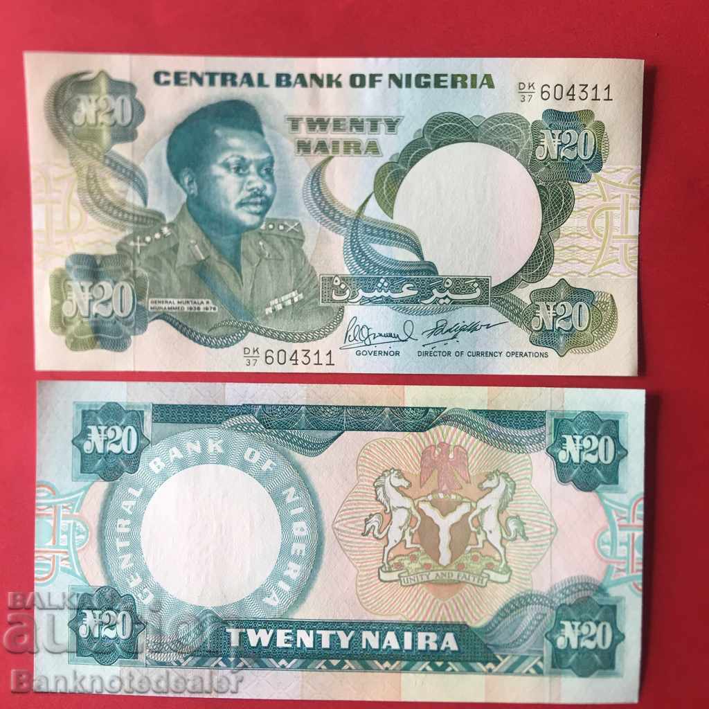 Nigeria 20 Naira 1984 Pick 26f Ref 4311