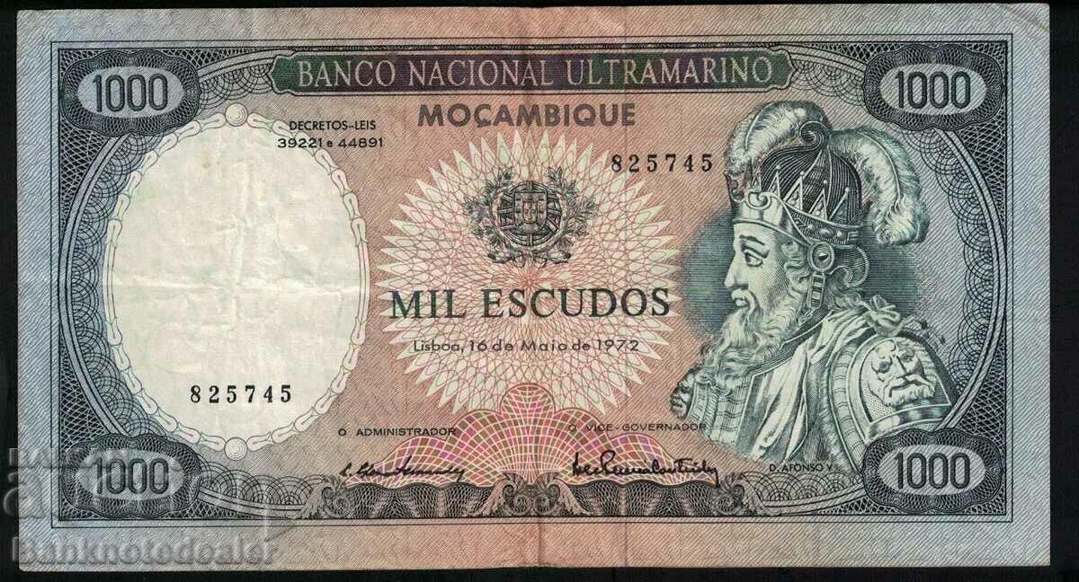 Μοζαμβίκη 1000 Escudos 1972 Επιλογή 112 Ref 5745