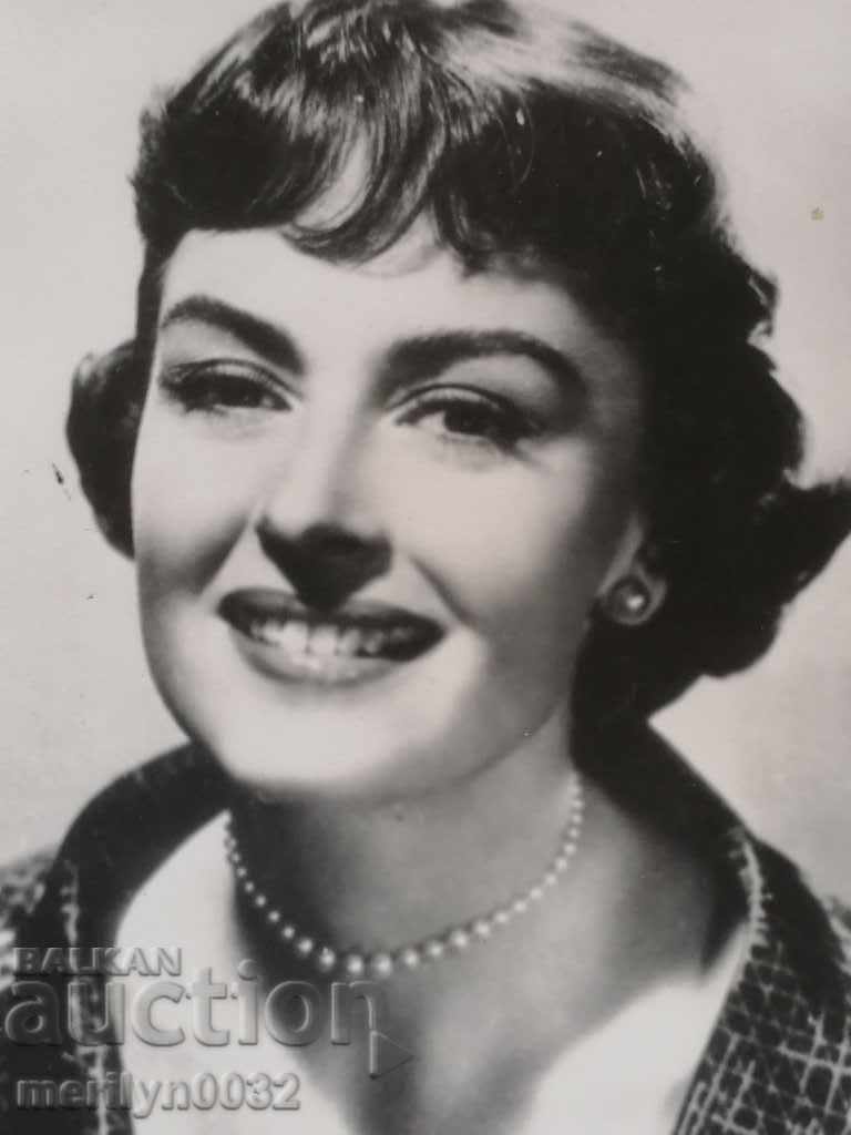 Auction Postcard photo Donna Reed Vienna Auction Postcard photo Donna Reed Vienna