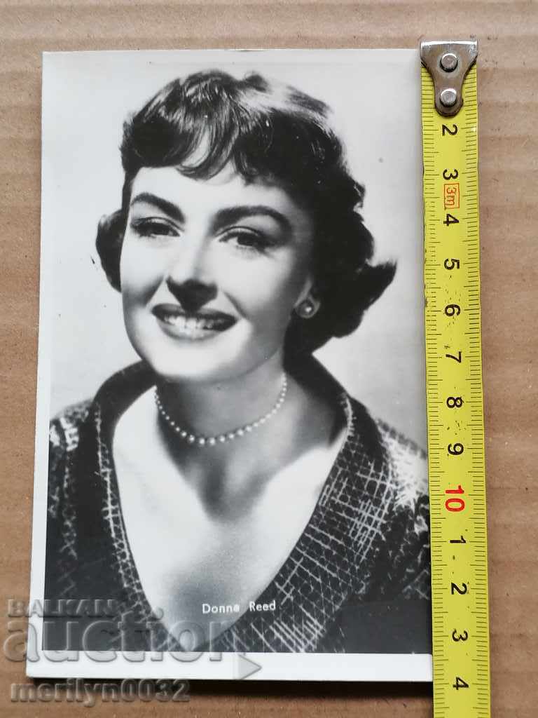 Postcard photo Donna Reed Vienna - 5 Postcard photo Donna Reed Vienna - 5