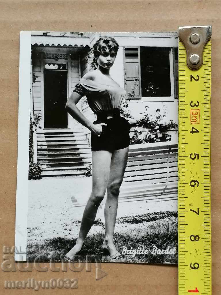 Auction Postcard photo Brigitte Burdeau Auction Postcard photo Brigitte Burdeau