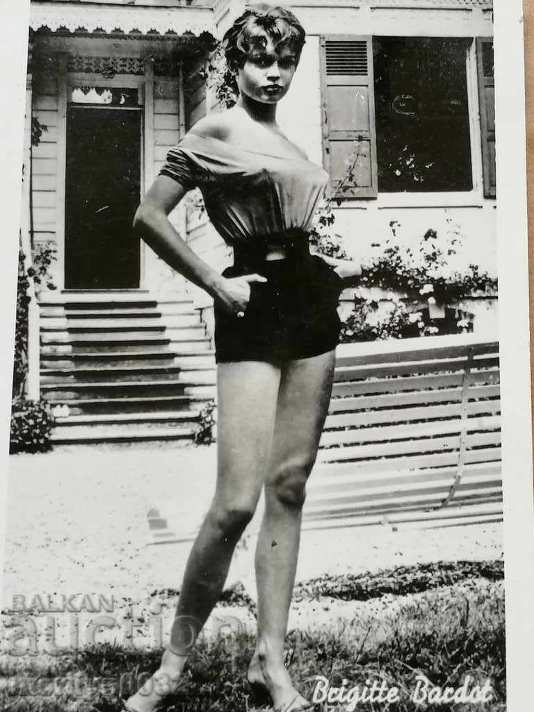 Postcard photo Brigitte Burdeau - 5 Postcard photo Brigitte Burdeau - 5