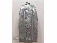 FOR SALE AN OLD AUTHENTIC 1914 FLORAL PEWTER PAVOUR.