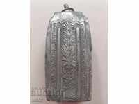 DE VANZARE UN VECHI PAVUR AUTENTICO 1914 FLORAL PEWTER.