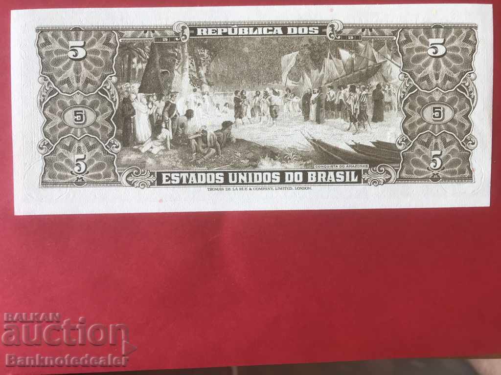 Brazil 5 Cruzeiros 1964 Pick 176d Ref 7025 with price 2.50 BGN | € 1.28 Brazil 5 Cruzeiros 1964 Pick 176d Ref 7025 with price 2.50 BGN | € 1.28