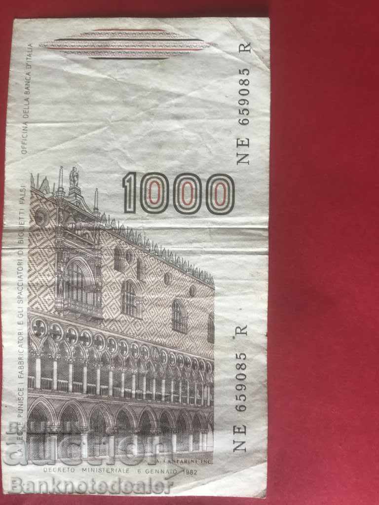 Italy 1000 Lire 1982 Pick 109 Ref 9035 with price 1.00 BGN | € 0.51 Italy 1000 Lire 1982 Pick 109 Ref 9035 with price 1.00 BGN | € 0.51