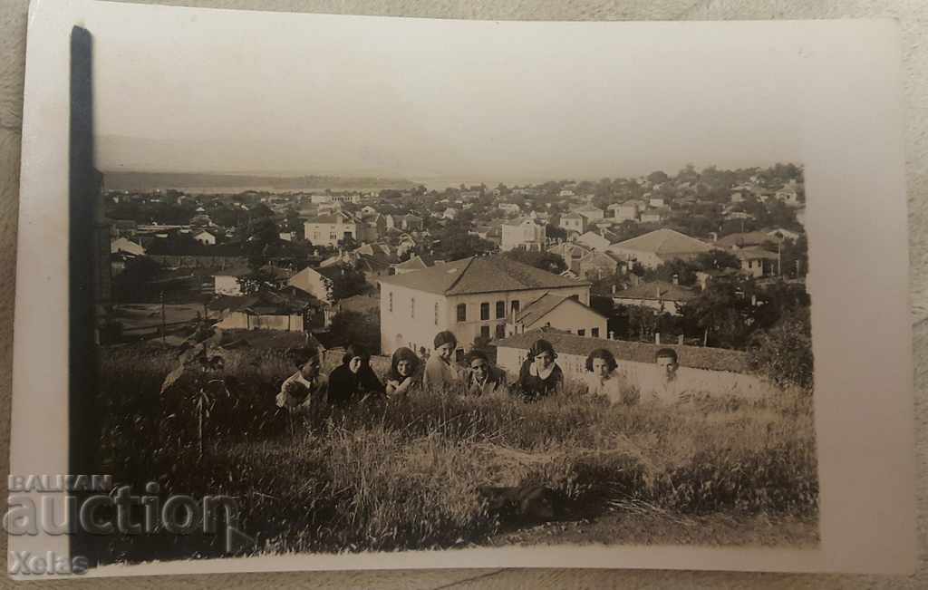 Old postcard photo Karnobat 1930s