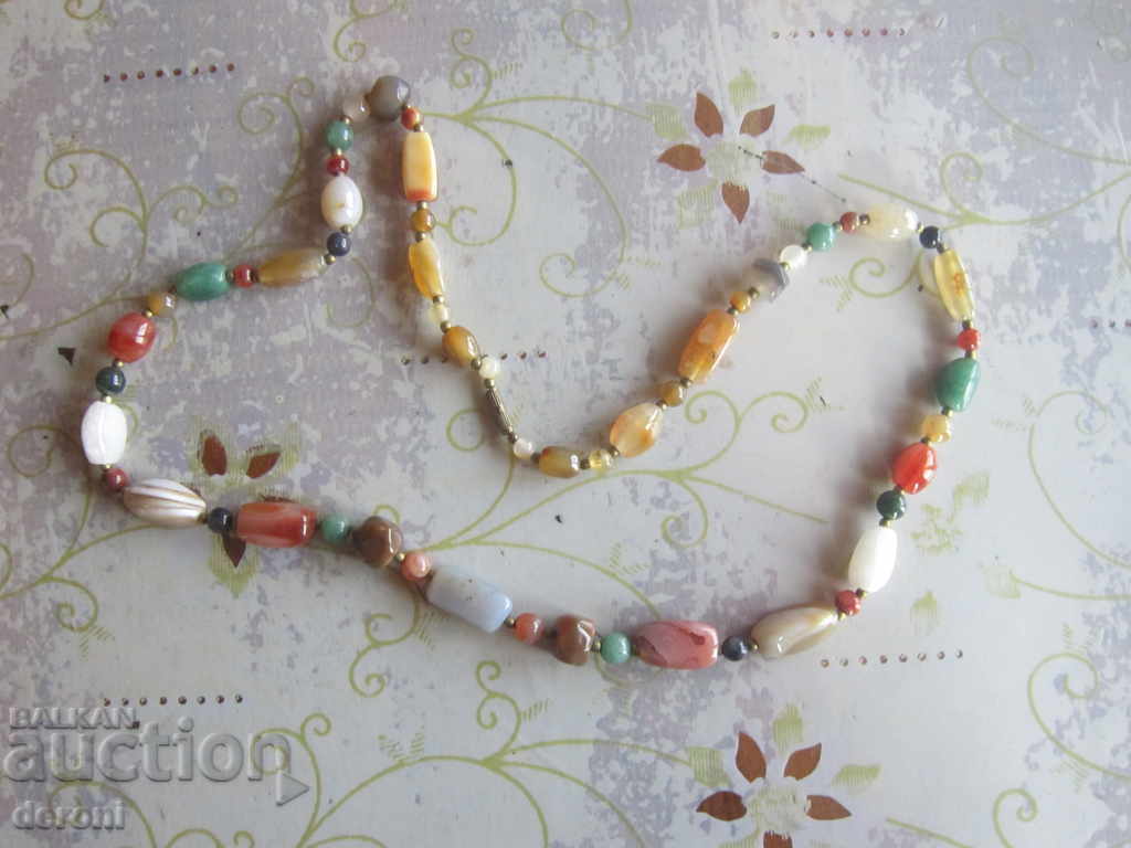 Unique necklace necklace with natural stones 2 with price 30.00 BGN | € 15.34