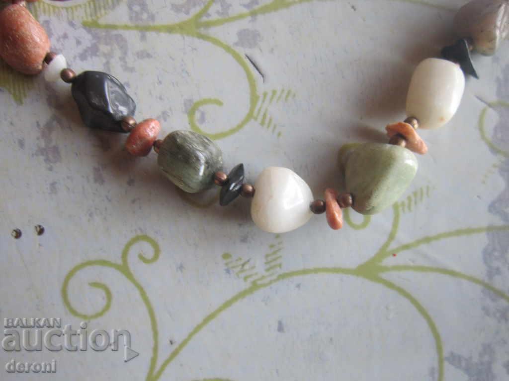 Necklace necklace with natural stones 5 with price 10.00 BGN | € 5.11