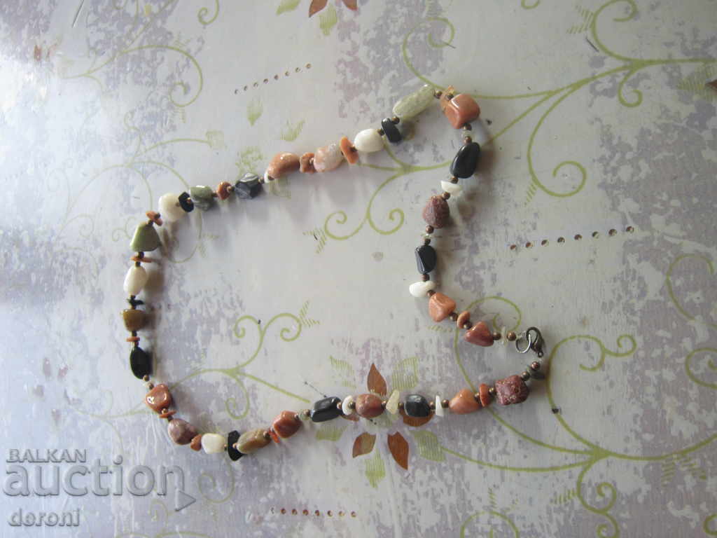 Auction  Necklace necklace with natural stones 5