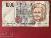 Italy 1000 Lire 1990 Pick 109 Ref 9888