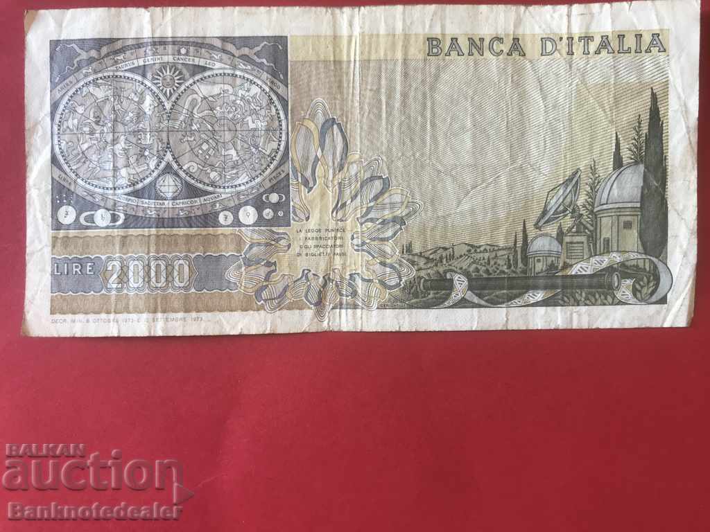 Italy 2000 Lire 1973 Pick 103 Ref 3939 with price 6.00 BGN | € 3.07 Italy 2000 Lire 1973 Pick 103 Ref 3939 with price 6.00 BGN | € 3.07