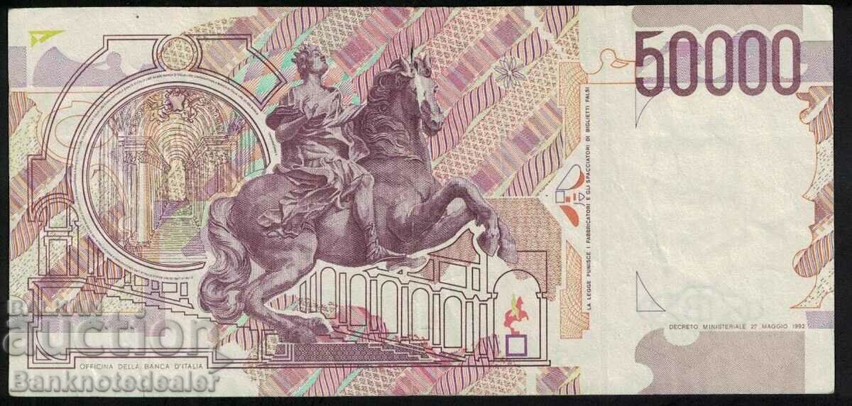 Italy 50000 lire 1992 Pick 116 Ref 8434 with price 55.00 BGN | € 28.12 Italy 50000 lire 1992 Pick 116 Ref 8434 with price 55.00 BGN | € 28.12
