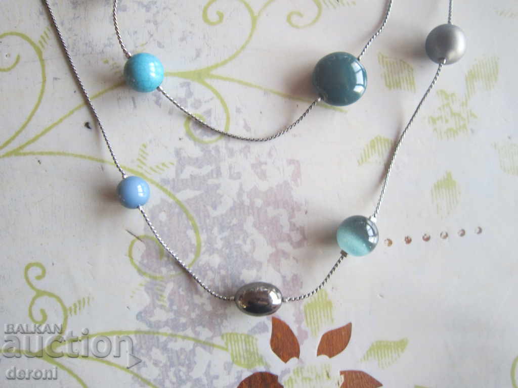 Great necklace necklace with natural stones with price 10.00 BGN | € 5.11 Great necklace necklace with natural stones with price 10.00 BGN | € 5.11