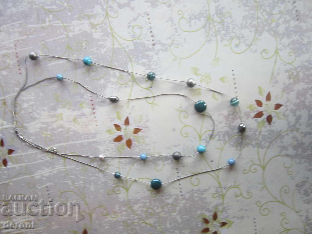 Auction Great necklace necklace with natural stones Auction Great necklace necklace with natural stones