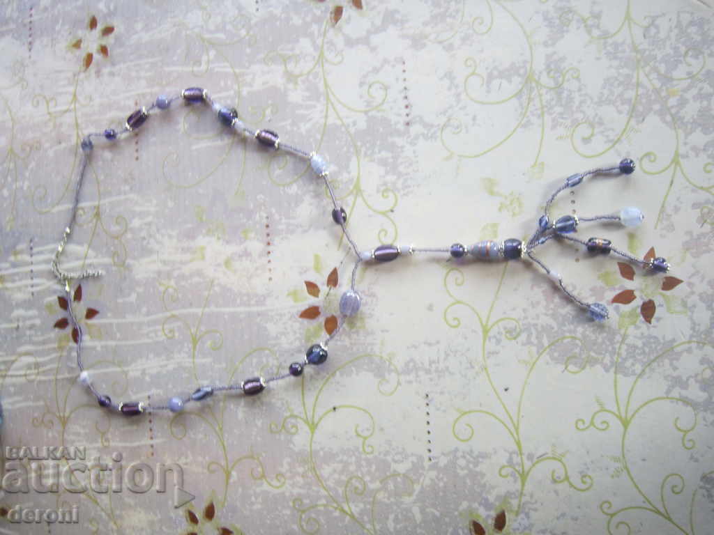 Auction Amazing necklace necklace with stones 19 Auction Amazing necklace necklace with stones 19