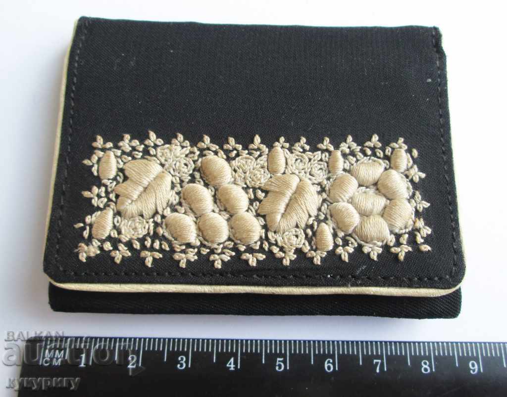 Old women's girl's purse hand embroidery 1930. - 7 Old women's girl's purse hand embroidery 1930. - 7