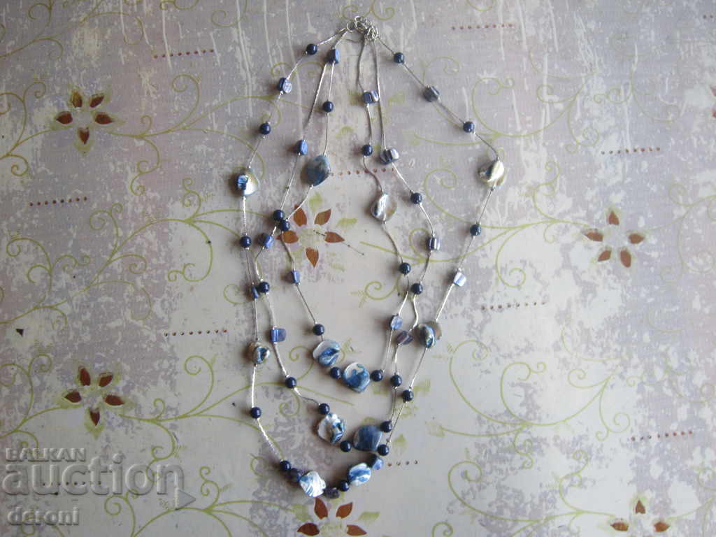 Colier unic cu pietre naturale 16 - 6 Colier unic cu pietre naturale 16 - 6