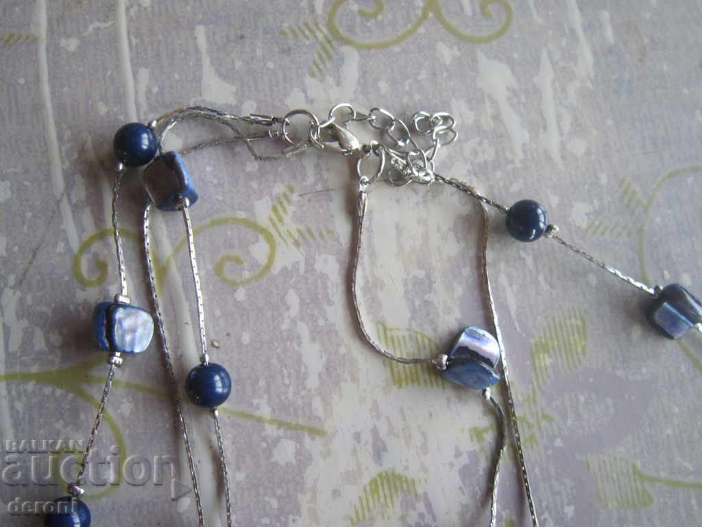 Colier unic cu pietre naturale 16 - 7 Colier unic cu pietre naturale 16 - 7