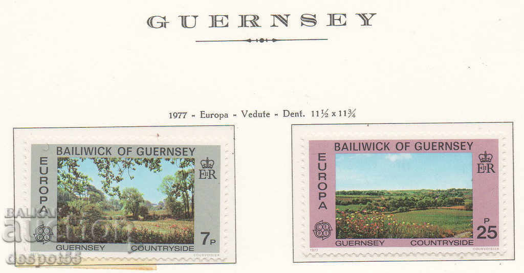 1977. Guernsey. Europa - Peisaje.