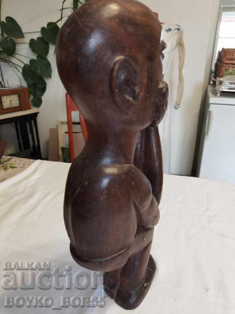 Auction Original African Art - Massive Statuette Sculpture Auction Original African Art - Massive Statuette Sculpture