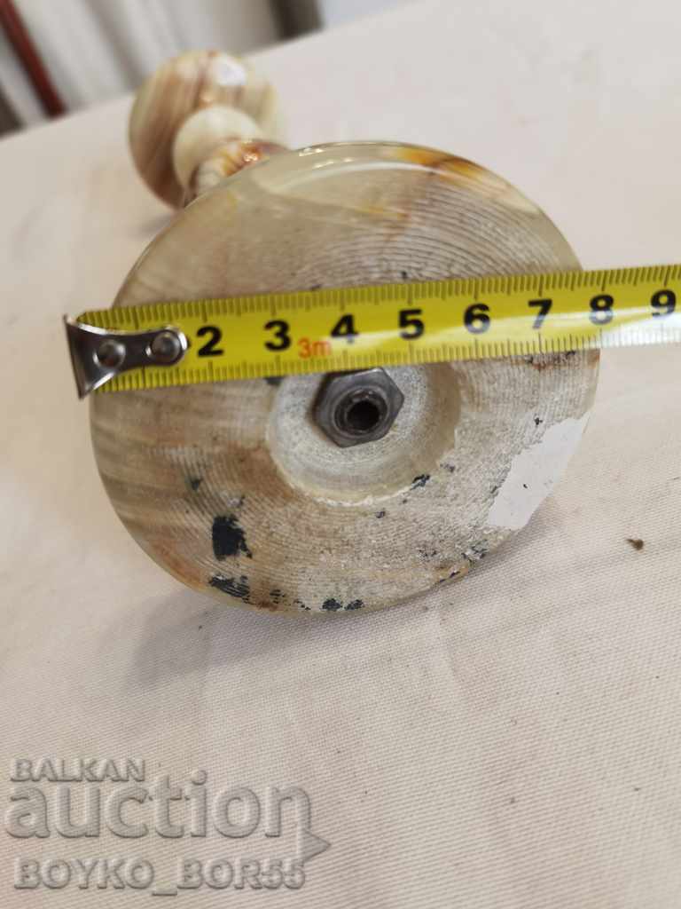 Gorgeous Candlestick made of Polished Agate - 5 Gorgeous Candlestick made of Polished Agate - 5