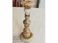 Gorgeous Candlestick made of Polished Agate