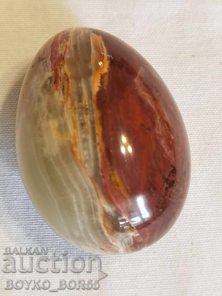 Large Egg from Polished Agate