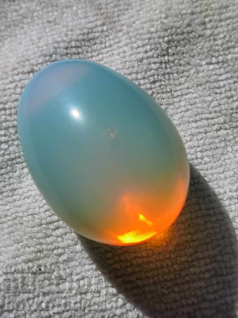 Dragon Egg from Polished Girasol Opal Reiki Healing